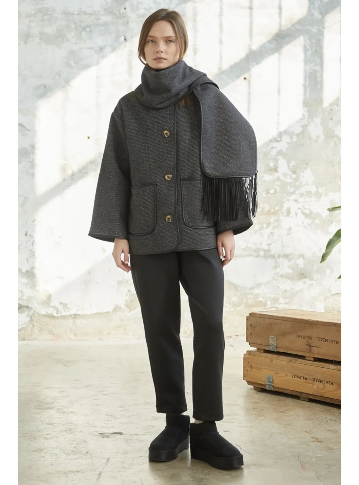 Anthracite - Fully Lined - Coat