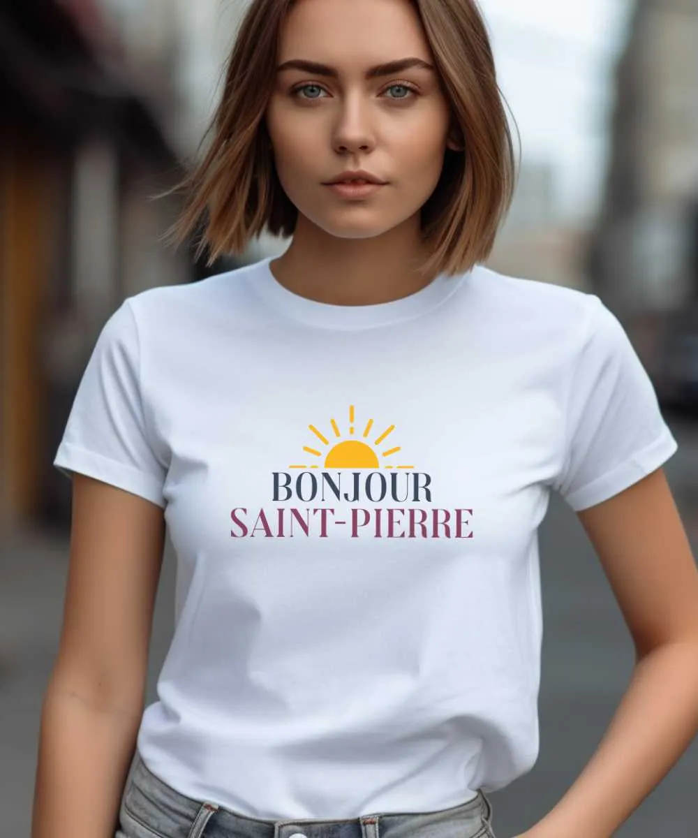 T-Shirt Bonjour Saint-Pierre
