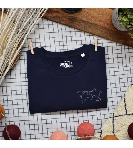 T-shirt Brodé - Tour du Monde