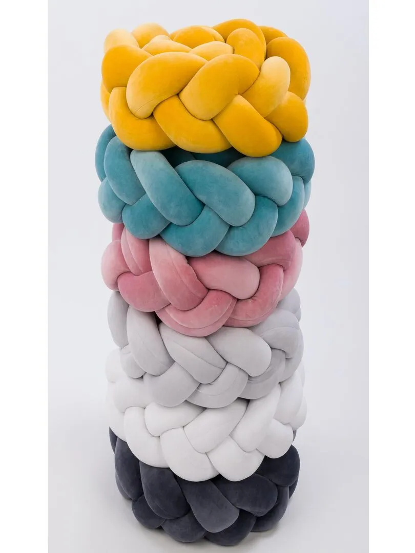 Tresse de lit bébé universelle - VELOURS SEVIRA KIDS - Bleu